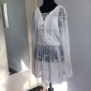Free people white blouse